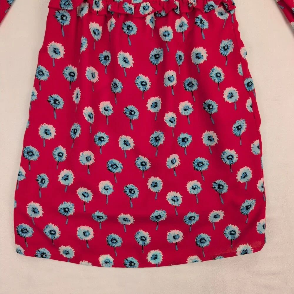 J.Crew‎ Floral Long-Sleeve Midi Dress Size 00